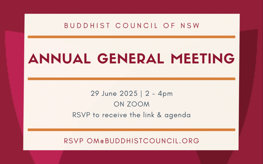 Flyer with text about Annual General Meeting details